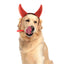 Halloween Ox Horn Headband for Cats Lovely Holiday Costume Pet Head Accessories Adjustable Chihuahua Kitten Decorate Products