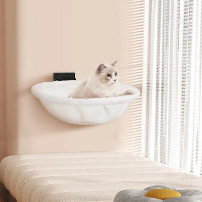 20KG Cat Hammock Hanging Bed For Cat Foldable Wall Mounted Thickened Soft Comfort Warm Nest For Winter Cat Sleeping Leisure Time