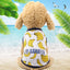 2023 Hot Cute spring summer Dog Clothes Printed Camouflage Mesh Dog Vest For Small Medium Dogs Coat Jacket Puppy Costume Vest