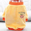Pet Dog Clothes Warm Fleece Cute Fruit Print Coat Small Medium Cat Shirt Jacket Autumn Puppy Sweater Hoodie Chihuahua Yorkies