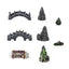 Resin Small Bridge Aquarium Ornaments Decoration Artificial Mountain for fish Tank Resin Aquarium Ornament Fish Tank Background