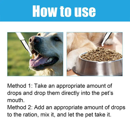 Pet Cough Herbal Drops Cough Soothing Relief Reduce Dog Discomfort Medicin Throat Strengthen Treatment Sneezing Calming Imm V0A3