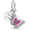 New 925 Sterling Silvering Butterfly Bees Bird Charm of ley 925 Chain Beaded Fit Original Pandora Bracelet DIY Ladies Jewelry