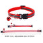 Cat and Dog Universal Reflective Collar Neck Ring Necklace Bell Pet Products Safety Elastic Adjustable Pet Reflective Collar