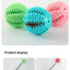 Interactive Suction Cup Dog Toy with Sound and Treat Dispensing - Durable Rubber Ball for Training and Tug-of-War Fun
