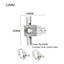 Metal ﻿Aquarium CO2 External atomizer, with bubble counter atomizer, super diffuser outside the fish tank, for aquatic plants