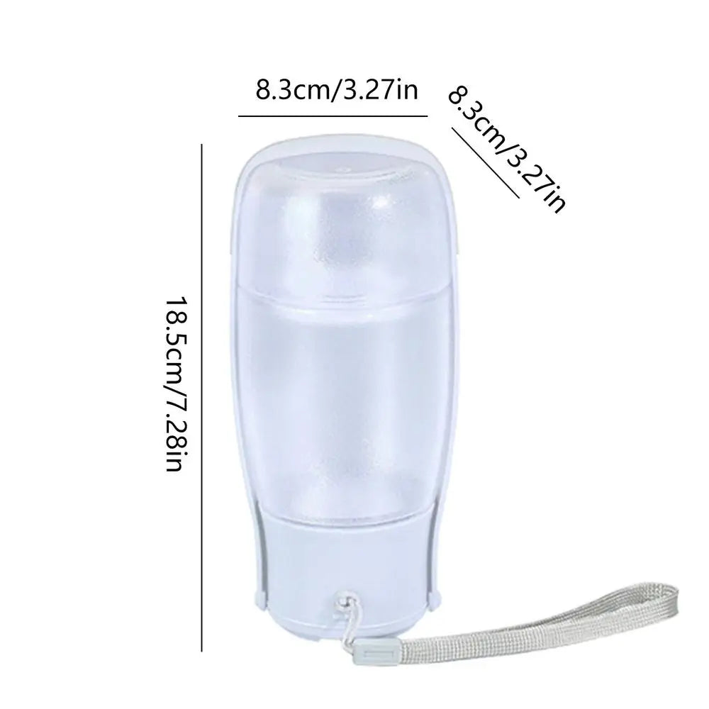 Dog Travel Water Bottle Puppy Water Bowl with Food Container Water Dispenser Foldable Pet Water Bottle Dog Water Bowl Portable