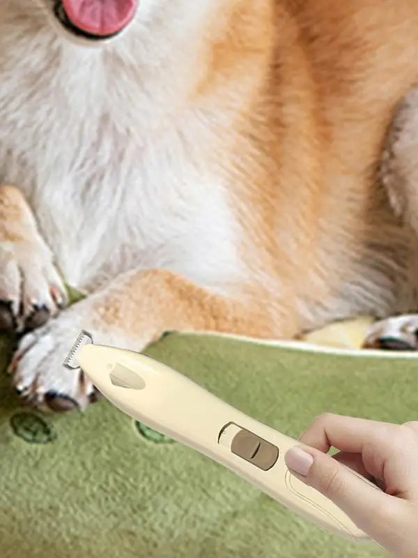 Rechargeable Dog Paw Trimmer Dog Paw Grooming Low Noise Cordless Dog Grooming Kit 2 Speed Pet Hair Shaver For Paws Beauty Tool