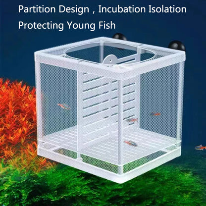 Plastic Aquarium Fish Breeding Isolation Box Fish Tank Aquarium Breeder Hatching Incubator Fish Tanks Isolator Feeding Accessory