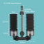 Black Aquarium Filter for Aquarium Fish Tank Air Pump Skimmer Biochemical Sponge Filter Aquarium Bio Filters Filtro Aquario