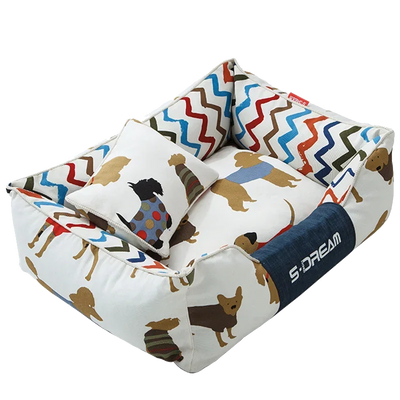 Master's house, kennel cat litter can be dismantled and washed in all seasons, small dog teddy dog pad Internet celebrity dog be