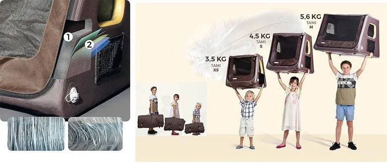 Portable inflatable travel kennel dog cabin dog cage portable easy storage safe load-bearing dog house cage