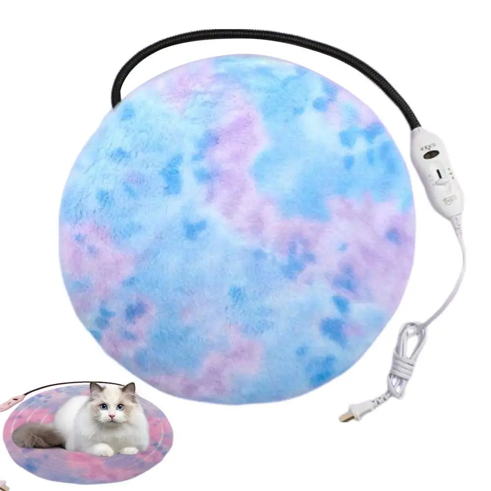 Pet Heating Pad Dog Warming Pad Non Slip Bottom Easy Clean Soft Cover Chew Resistant Heated Blanket For Dogs For Indoor Pet