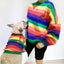 Parent-child Wear Pet Clothes  Puppy Clothes  Dog Costume  Dog Clothes for Small Dogs Printing Autumn and Winter