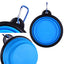 Collapsible Dog Bowls Portable Travel Dog Bowls Expandable for Cat Dog Water Bowl Food Feeding Dish Silicone Pet Bowl 350/1000ml
