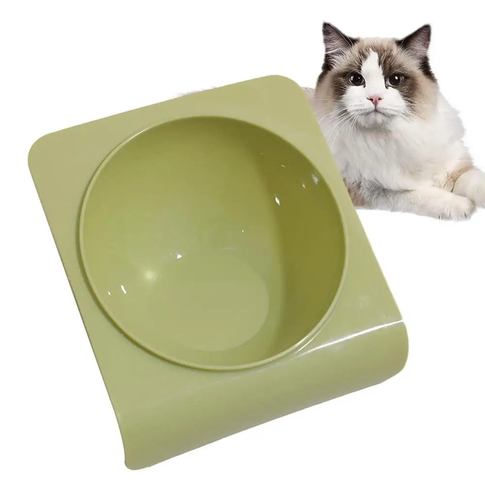 Cat Bowl Anti Vomiting 15 Degree Tilted Bowl Pet Supplies Mess Free Anti-Slip Stress Free Ergonomic Cat Bowls For Dogs And Cats