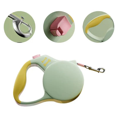 Heavy Duty Dog Rope Telescopic Tractor Automatic Rope Dog Walking Retractable Security Strap Long Lead Pet Rope With Non-Slip