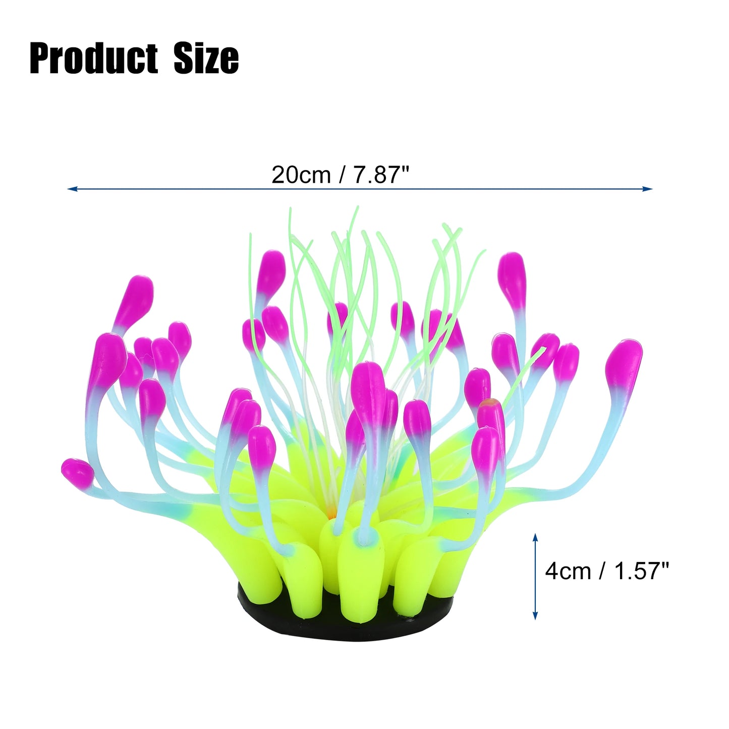 UXCELL Silicone Luminous Plants Glowing Simulation Coral Aquarium Artificial Fluorescence Deco Ornament Fish Tank Accessories