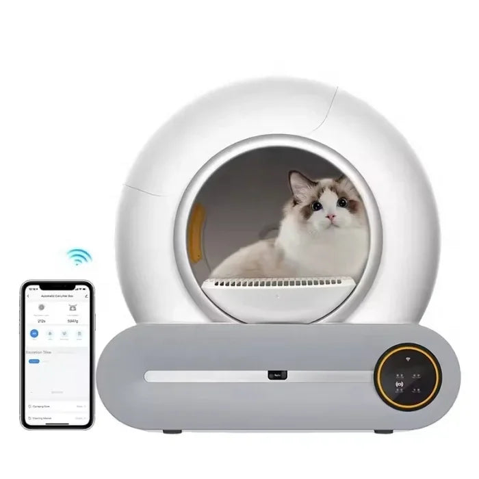 Factory Wholesale	APP Control	Odor Isolation	automatic cat toilet electric	cat toilet sand	enclosed large cat litter box