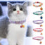 Pet Collar Adjustable Colorful Lace Flower Cat Collar Cute Product Kitten Cat Necklace Pet Dog Puppy Collar Bell Accessory O3N2