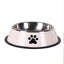 1PC Stainless Steel Pet Bowl Cat Bowl Dog Food Bowl Multi-Specification Anti-fall Food Bowl Food Bowl Feeding Pet Supplies