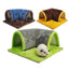 Squirrel Hamster Rabbit Chinchilla Play Blanket 90 Degree Right Angle Channel Thickened Sponge Hair Small Animal New Home