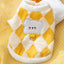 Fleece Dog Clothes Winter Pet Dog Warm Vest Cute Plaid Puppy Coat Girls Dog Costume Chihuahua French Bulldog Bichon Dog Clothing