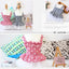 2023 Spring and summer pet skirt puppies small dogs Teddy Grid Pettiskirt Dress Pet Clothes Puppy Costume Spring Pet Clothing