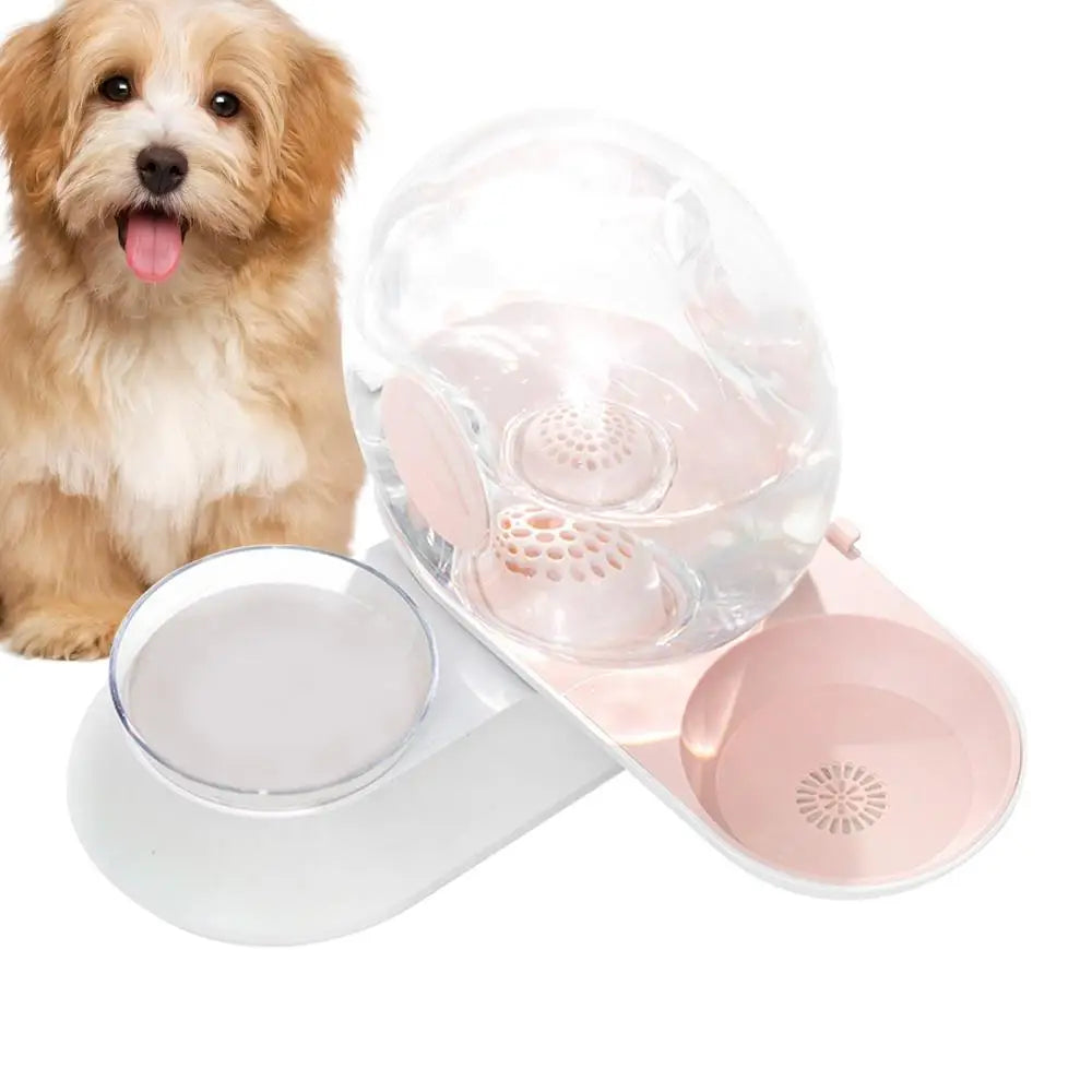 Cat Dog Water Dispenser Cat Feeder Water Bowl Container Automatic Snail Shape Drinking Fountain Cat Feeder Water Bowl Feeder