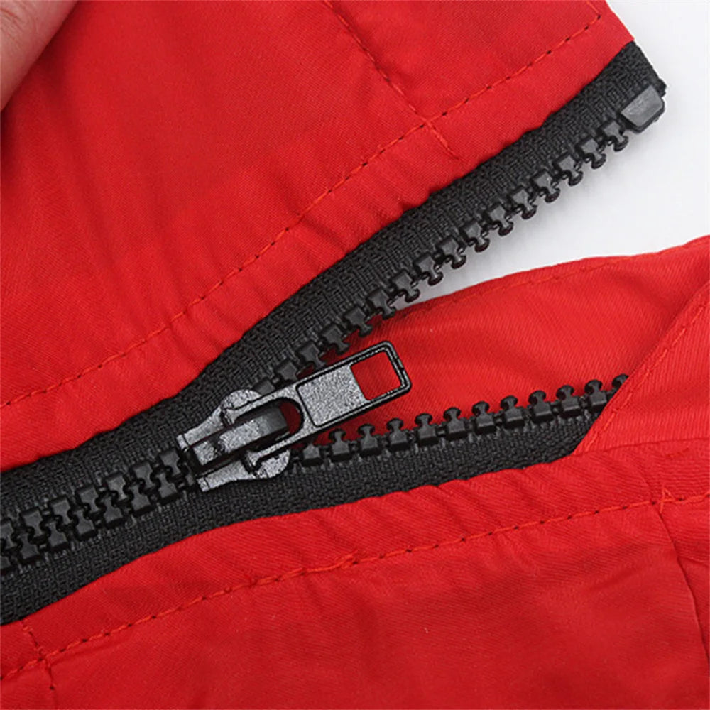 High Collar Big Dog Coat Jacket Winter Warm Thicken Pet Clothes for Medium Large Dogs Labrador Samoye Jackets mascotas Clothing