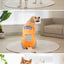 3XL-8XL Large Dog Jumpsuit Turtleneck Warm Plush Lined Dog Pajamas Onesie Stripe Winter Clothes for Large Dogs Pet Pitbull