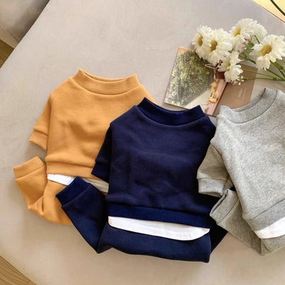 Solid Thick Fleece Winter Clothes for Small Medium Dogs Unisex Teddy Yorkshire Pet Overalls Four Legs Warm Cats Sweatshirts