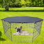 Playpen Cover Puppy Playpen Cover Sun Rain Proof Cover Playpen Cover Fits 8 Panels Dog Pen For Outdoor And Indoor Escape-Proof
