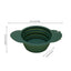 Dog Bowl Pet Collapsible Bowls Silicone Portable Foldable 600ml Dog Feeder Dog Dispenser Water Or Food Pet Feeding Watering Dish