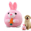 Talking Pig Toys Electric Pig Bouncing Ball Toy With Music USB Charging Pig Bouncing Jump Ball Toy For Children's Day Christmas
