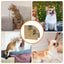 Dog Stairs For High Beds 3-Step Wooden Pet Ladder For Sofa Climbing Kitten Nonslip Balanced Dog Indoor Ramp Suitable For Pets