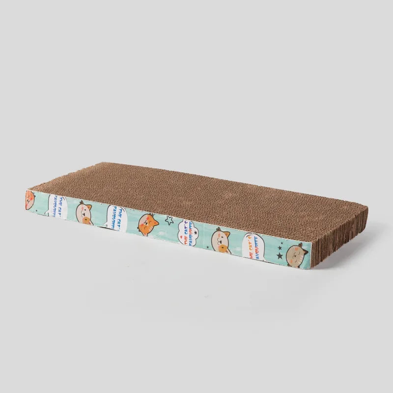 Cat Scratch Board, Cardboard Double-sided Cat Scratch Board Large Wide Corrugated Modern Sofa Bed with Catnip