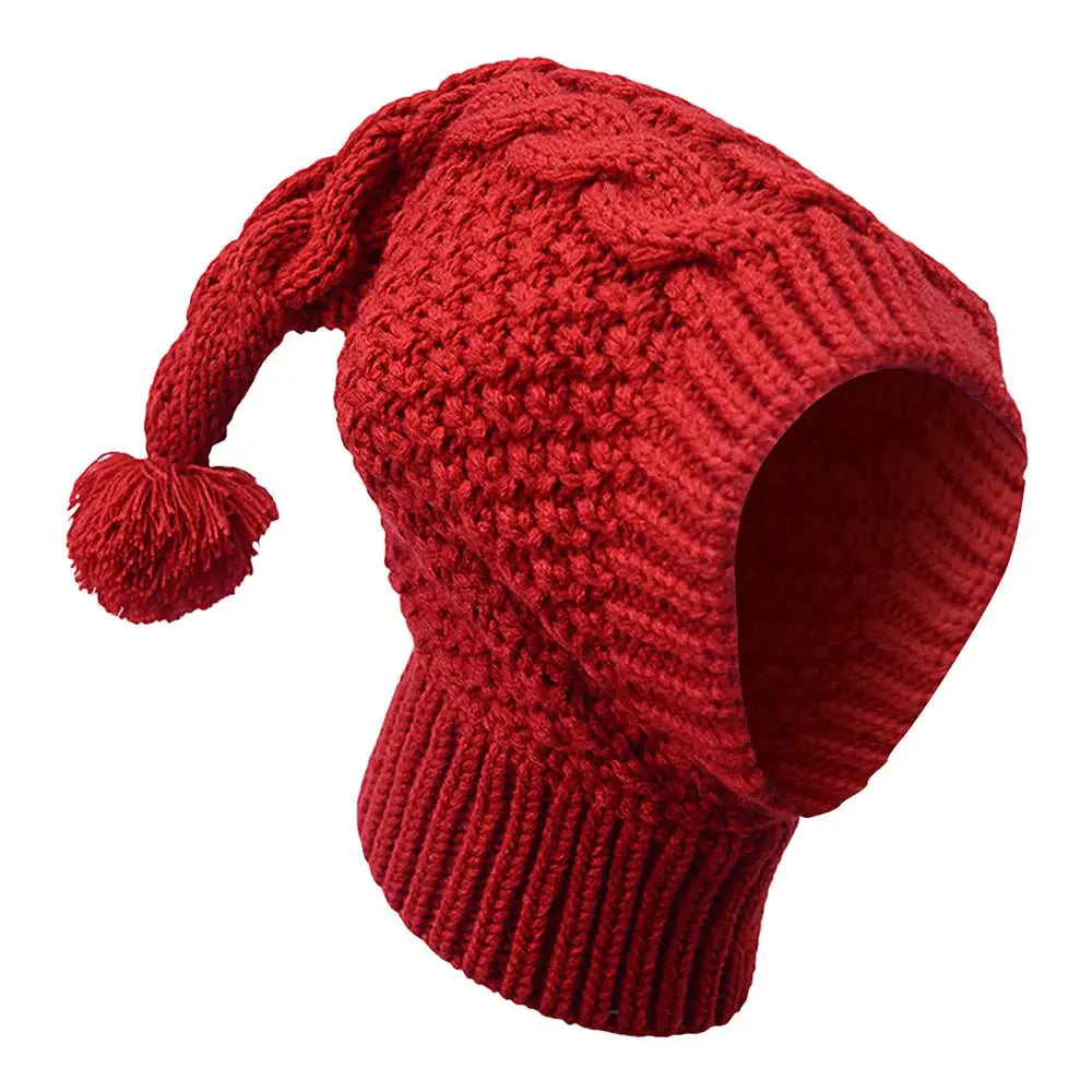 Dog Knit Hat With Earmuff Winter Dog Knitting Caps Soft Puppy Warm Hood Neck And Head Protector Knitting Hat Cute Pet Apparel