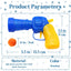 Cat Plush Ball Shooting Gun Silent Toy Interactive Relief Self Hi Fun Micro Elastic Static Sticking Fur Set Color Random