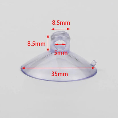 10Pcs Black Aquarium Suction Cup Air Tube Holder Sucker for Fish Tank Pump Oxygen Air Tube Fixing Clip Accessories For Aquarium