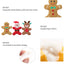Dog Christmas Toy Plus Toy Cute Santa Elk Gingerbread Man Donut Chew Toy Dog Toy