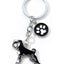 I LOVE Alaska Husky Dog Keychain Cute dachshund  animal Cartoon dog Keychain dog Gift For woman Man Jewelry