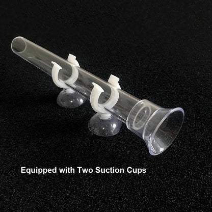 Acrylic Aquarium Feeder Tube Dish Transparent Fish Tank Shrimp Snail Shrimp Food Feeder Bowl Aquarium Feeding Accessories