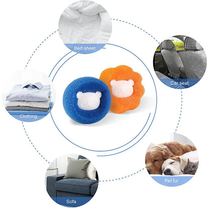 Useful Pet Hair Remover Dryer Ball for Laundry Washing Machine Lint Removal Catcher Clothes Anti-Entanglement Hair Removal Ball