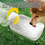 Dog Travel Water Bottle Portable Dog Drinking Bottle Large Capacity Dog Water Dispenser 2 in 1 Puppy Drinking Leak Proof Bowl