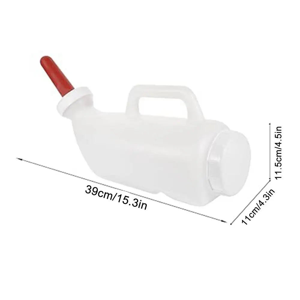 Feeder For Lambs Reusable Lamb Milk Bucket Cow Baby Bottle Ergonomic Sheep Nursing Bottle Lamb Milk Drinking Feeders Feeding