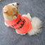 Small Dog Clothes Soft Cotton Puppy Shirt Classic Daddy Mommy Printed T-shirt Pet Vest Clothing for Cats Chihuahua Dog Apparel