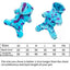 1PC Pet Clothing Dog Cat Autumn and Winter Thickened Warm Blue Dinosaur Hooded Coat For Small Medium Dogs