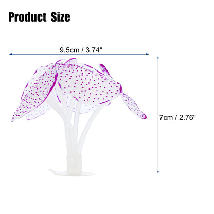 UXCELL Plastic Luminous Plants Glowing Artificial Simulation Coral Aquarium Decoration Underwater Ornament Fish Tank Accessories