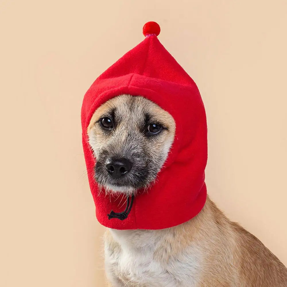 Dog Snood Head Wrap Dog Hats Winter Hat With Noise Protection Thick And Warm Winter Hat Dog Ear Cover For Hiking Camping